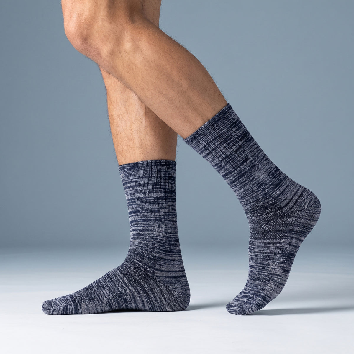 Thick Heavy Duty Thermal Socks For Men Cushioned Towel Warm Winter Woolen Socks, Calf Length Hi-Performance Soft Moisture Wicking Socks, Pack of 4 Pairs, Free Size, Multicolored