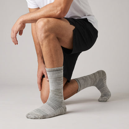 Thick Heavy Duty Thermal Socks For Men Cushioned Towel Warm Winter Woolen Socks, Calf Length Hi-Performance Soft Moisture Wicking Socks, Pack of 4 Pairs, Free Size, Multicolored