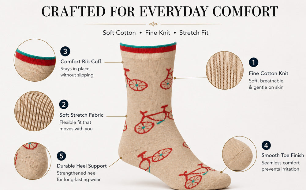 RC. ROYAL CLASS Boys and Girls Cotton Multicolored Printed Socks(Pack of 10 Pairs)