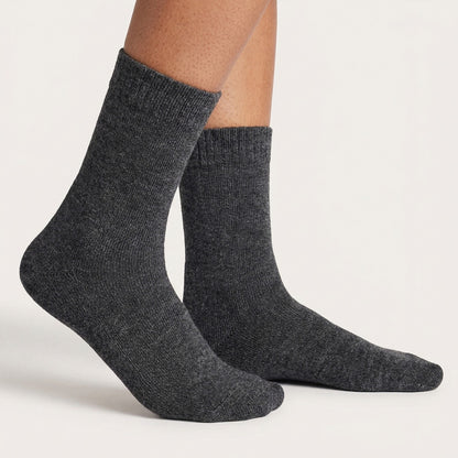 RC. ROYAL CLASS Men's Woolen Calf Length Solid Thick Terry Winter Wear Socks (Multicolor, Free Size) - Combo Pack of 5 Pairs