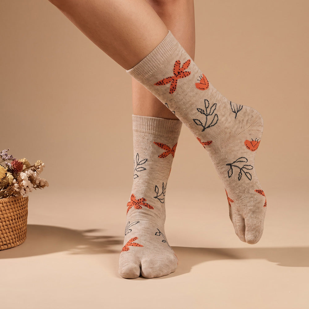 RC. ROYAL CLASS Women's Warm Woolen Calf Length Thick Terry/Towel Multicolored Socks(Pack of 3 Pairs)(Winter wear socks)