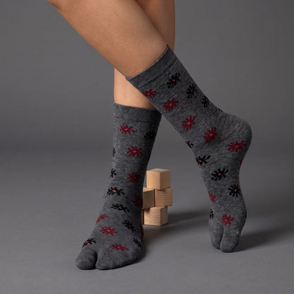RC. ROYAL CLASS Women's Warm Woolen Calf Length Thick Terry/Towel Multicolored Socks(Pack of 3 Pairs)(Winter wear socks)
