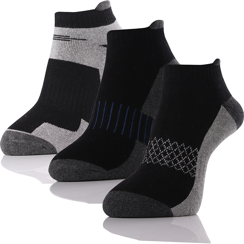 Men Towel Ankle Socks Pack of 3